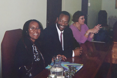 Dr. Watson and Lusanda Rataemane at SANCA West Rand